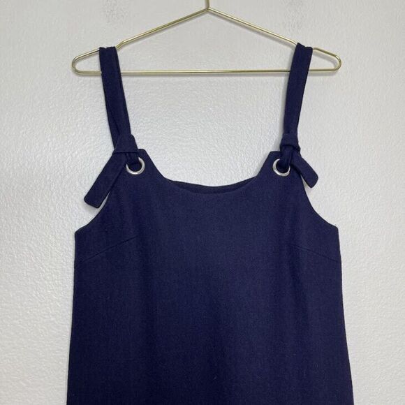 Etam Dress Medium Mini Blue School Girl Sleeveless Shift Uniform Preppy EU 38 - Picture 1 of 10